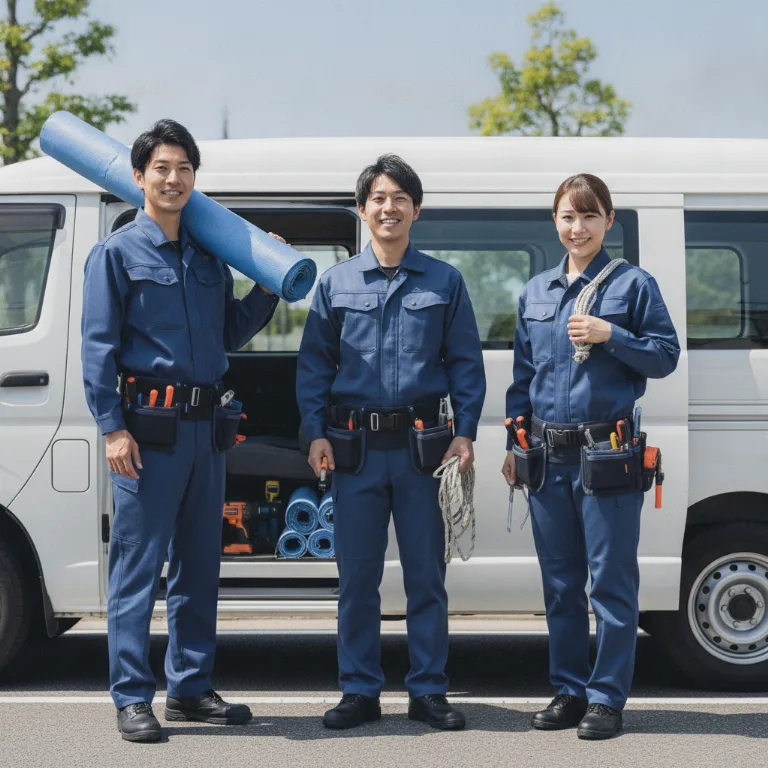 屋根のシート掛け のチーム: Nisshin